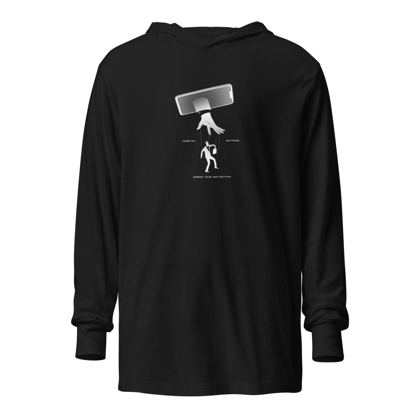 STRINGS ATTACHED - HOODED LS TEE