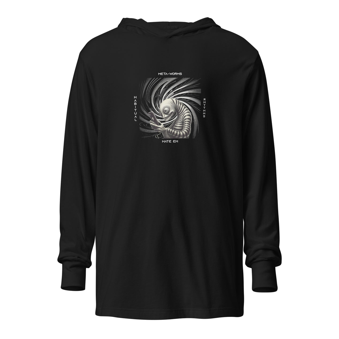 META-WORM - HOODED LS TEE