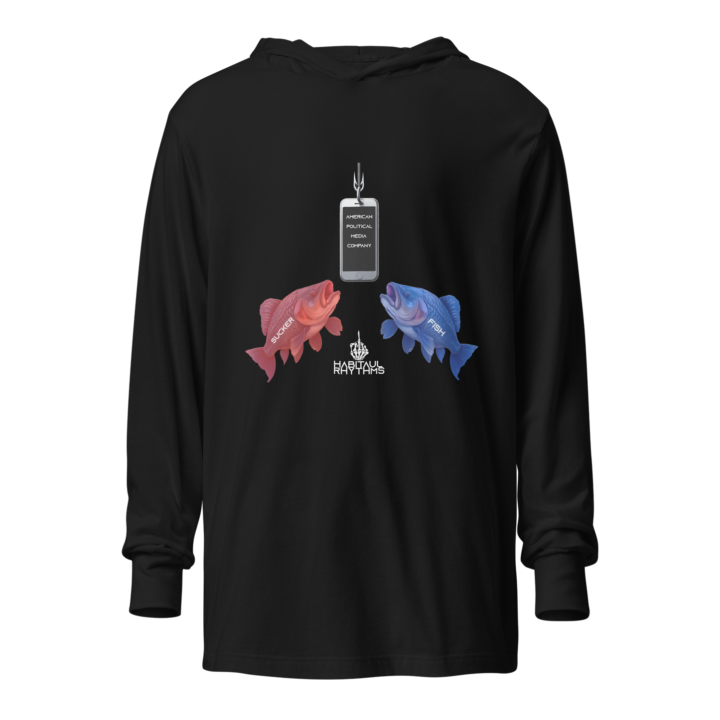 SUCKER FISH - HOODED LS TEE