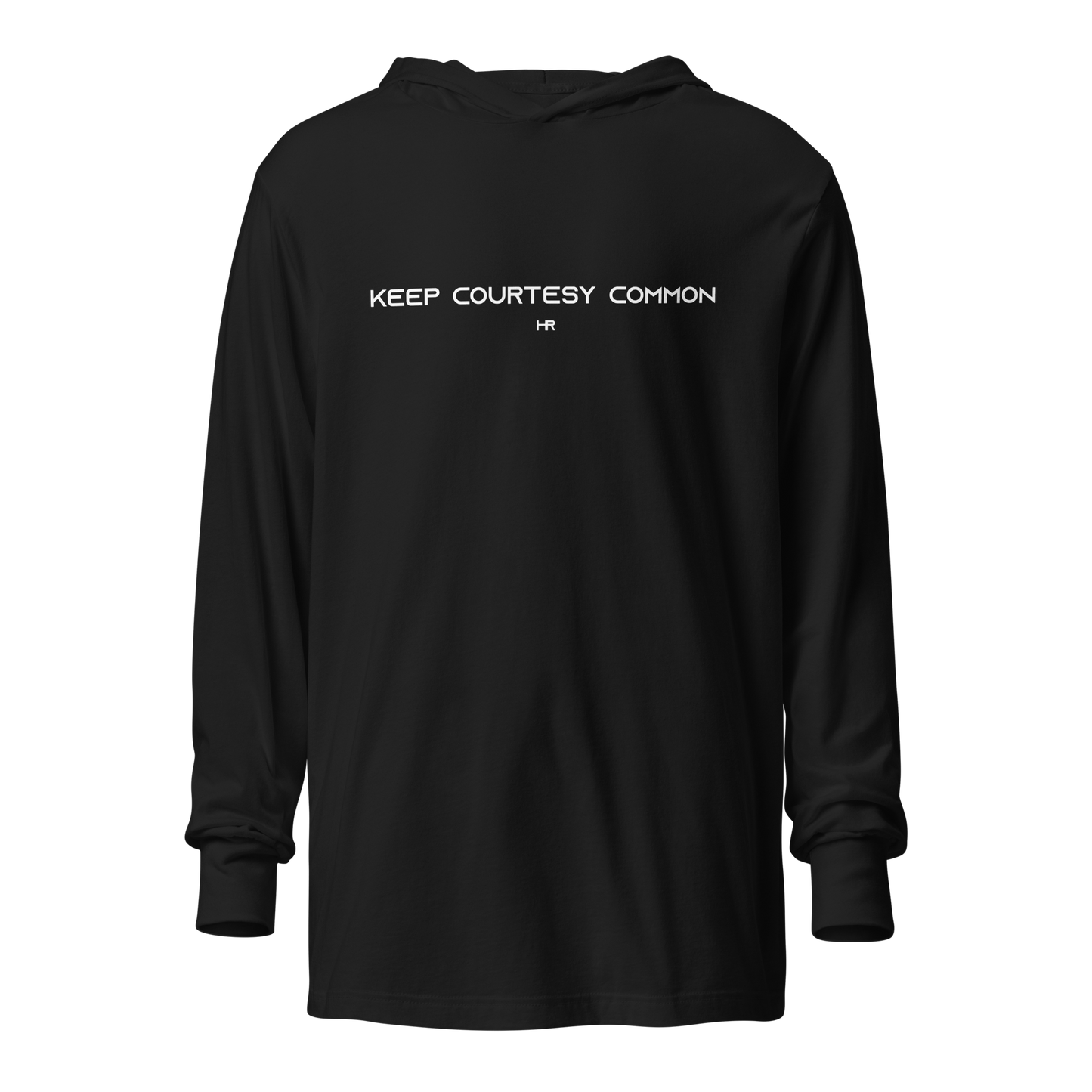 COMMON COURTESY - HOODED LS TEE