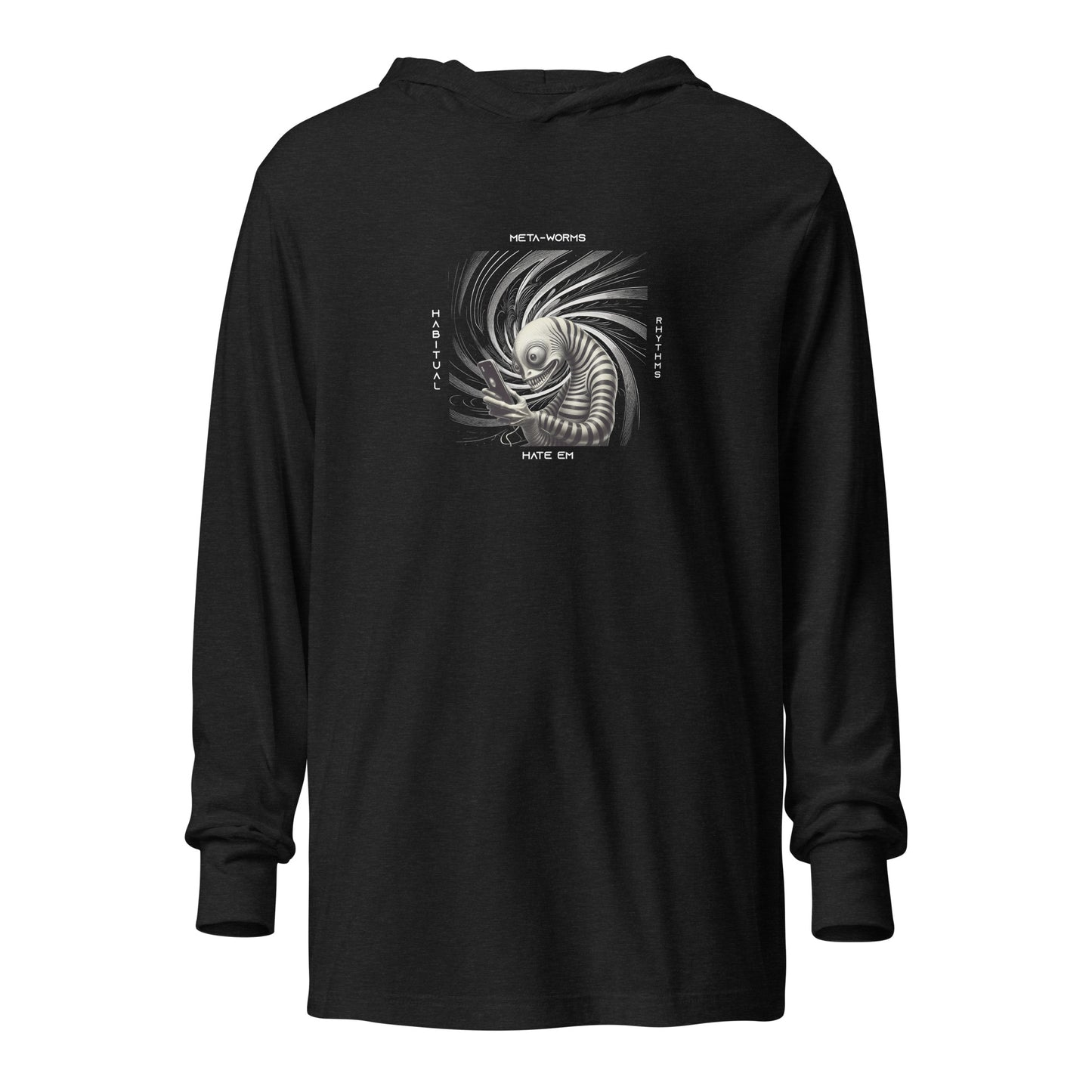 META-WORM - HOODED LS TEE