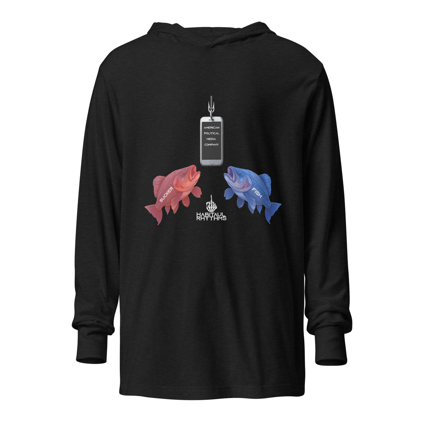 SUCKER FISH - HOODED LS TEE