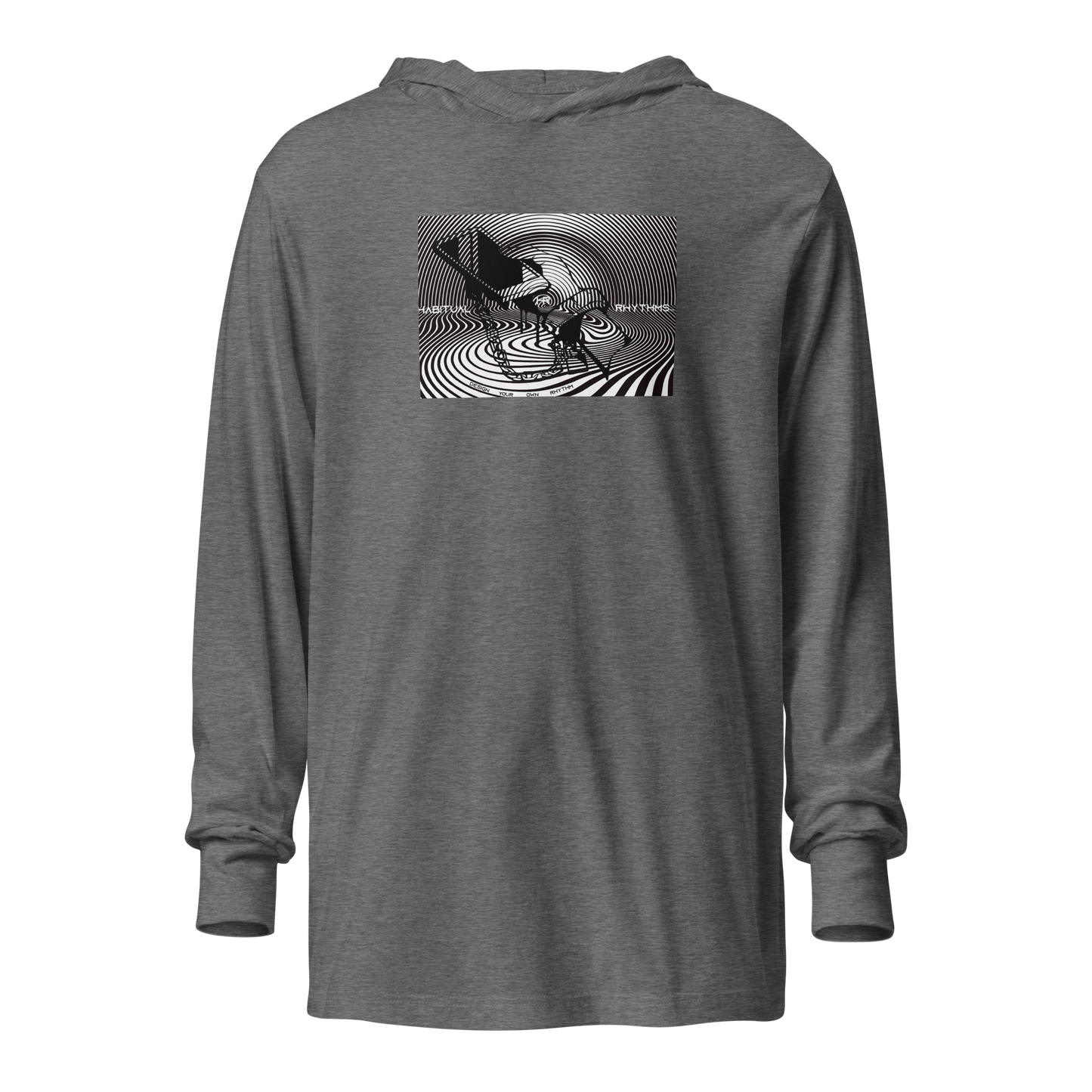 CELL BOUND - HOODED LS TEE