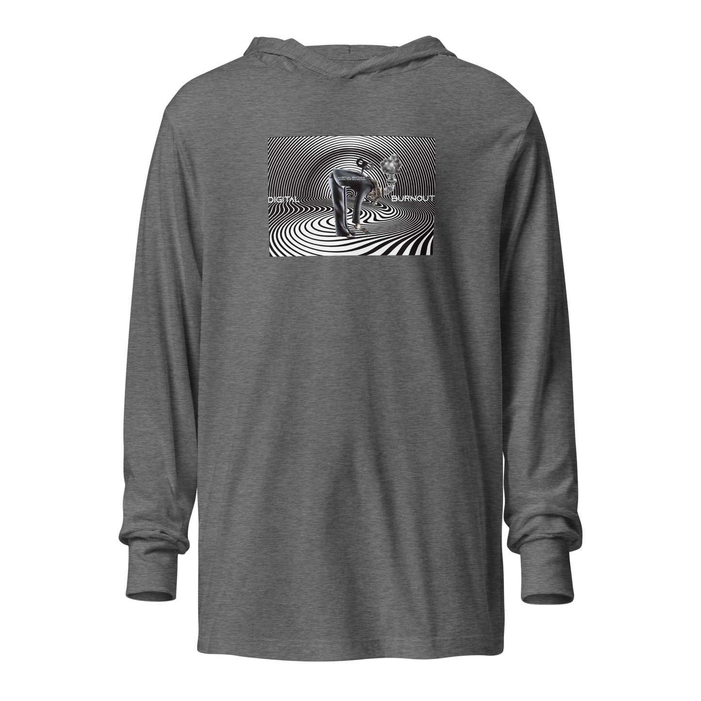 DIGITAL BURNOUT - HOODED LS TEE