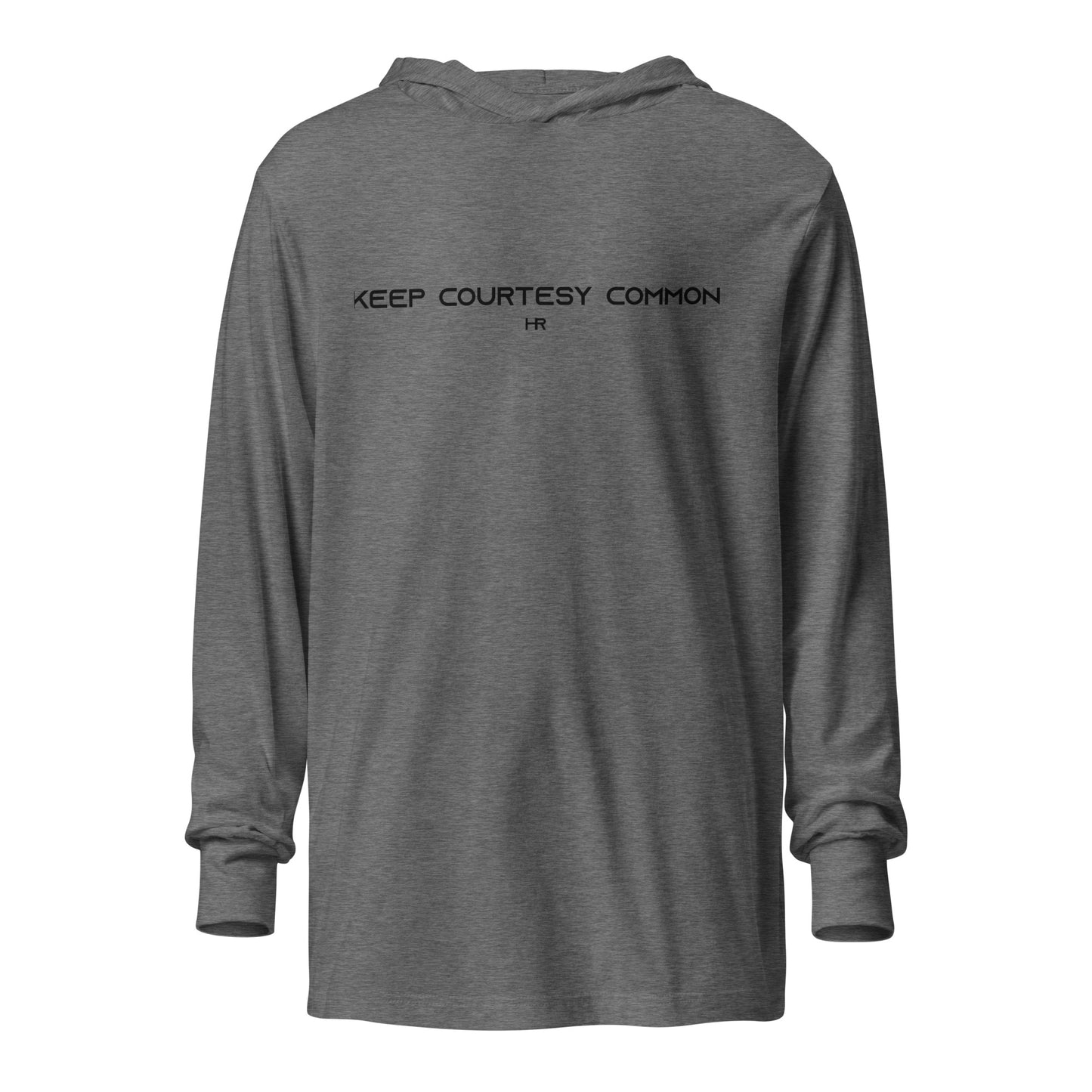 COMMON COURTESY - HOODED LS TEE