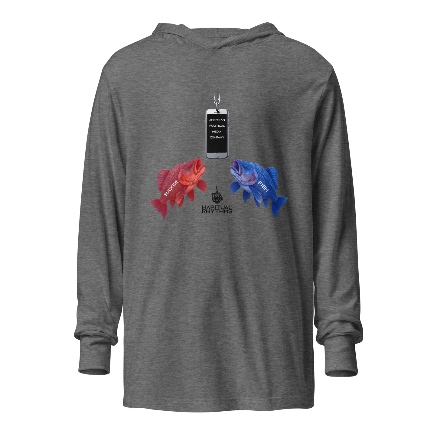 SUCKER FISH - HOODED LS TEE