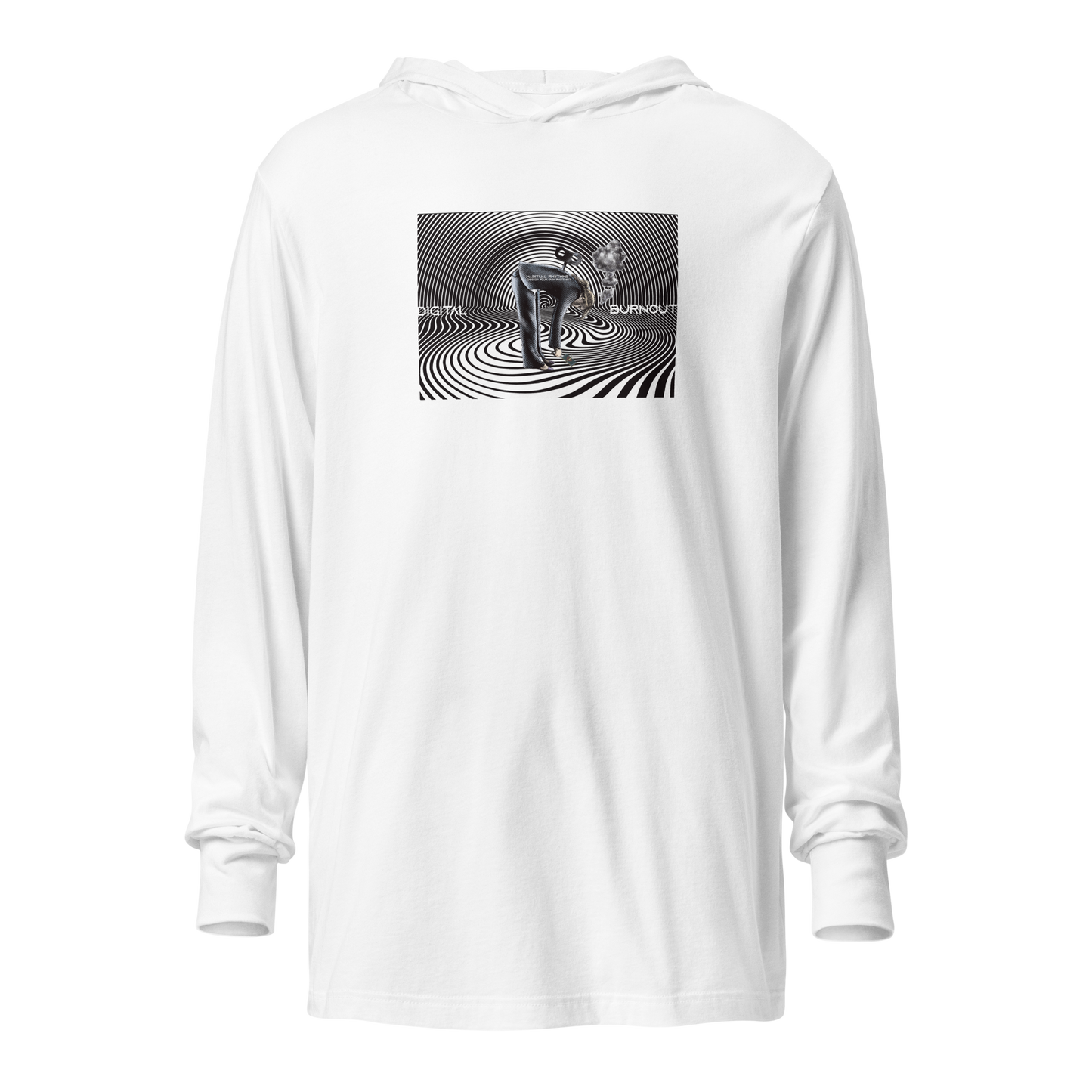DIGITAL BURNOUT - HOODED LS TEE