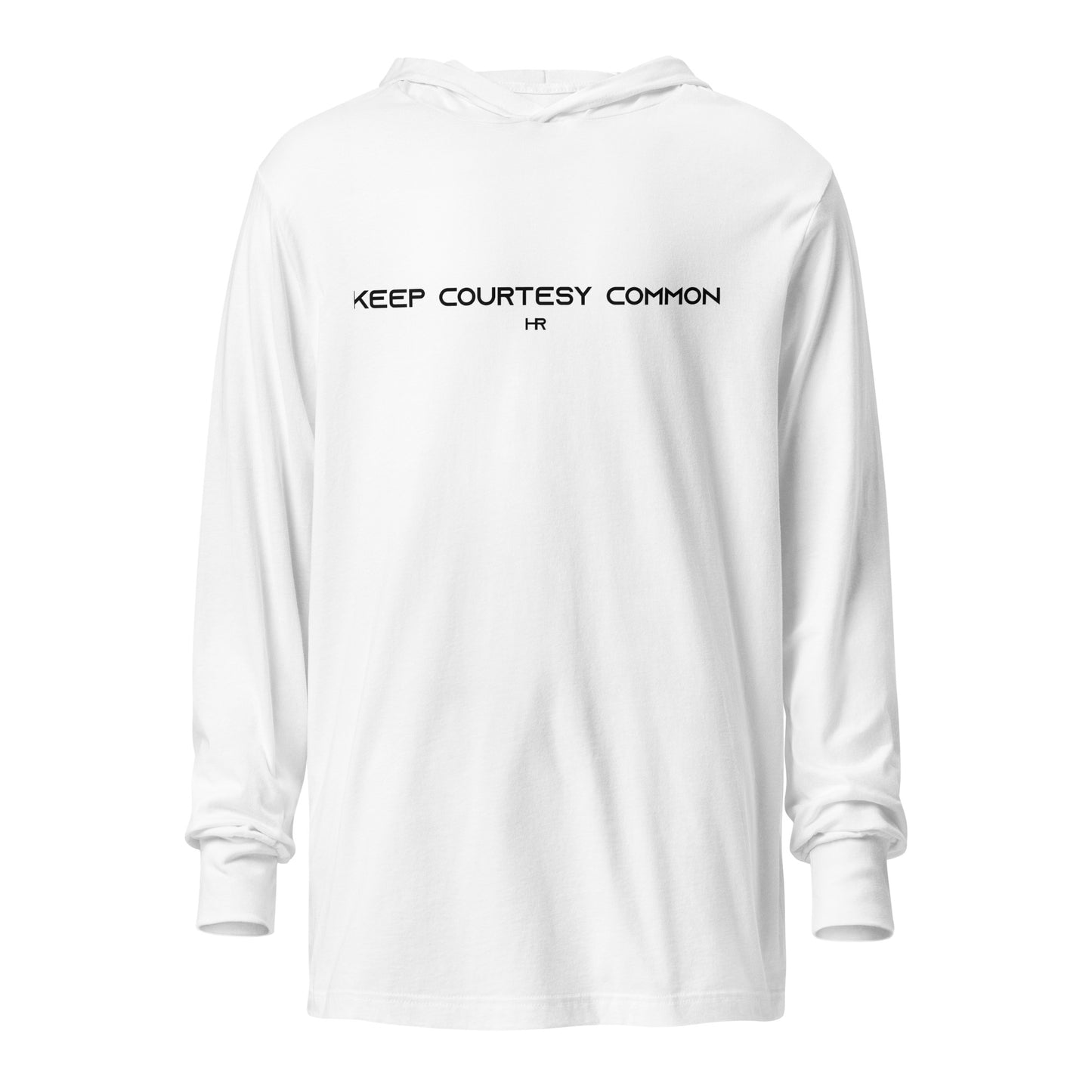 COMMON COURTESY - HOODED LS TEE