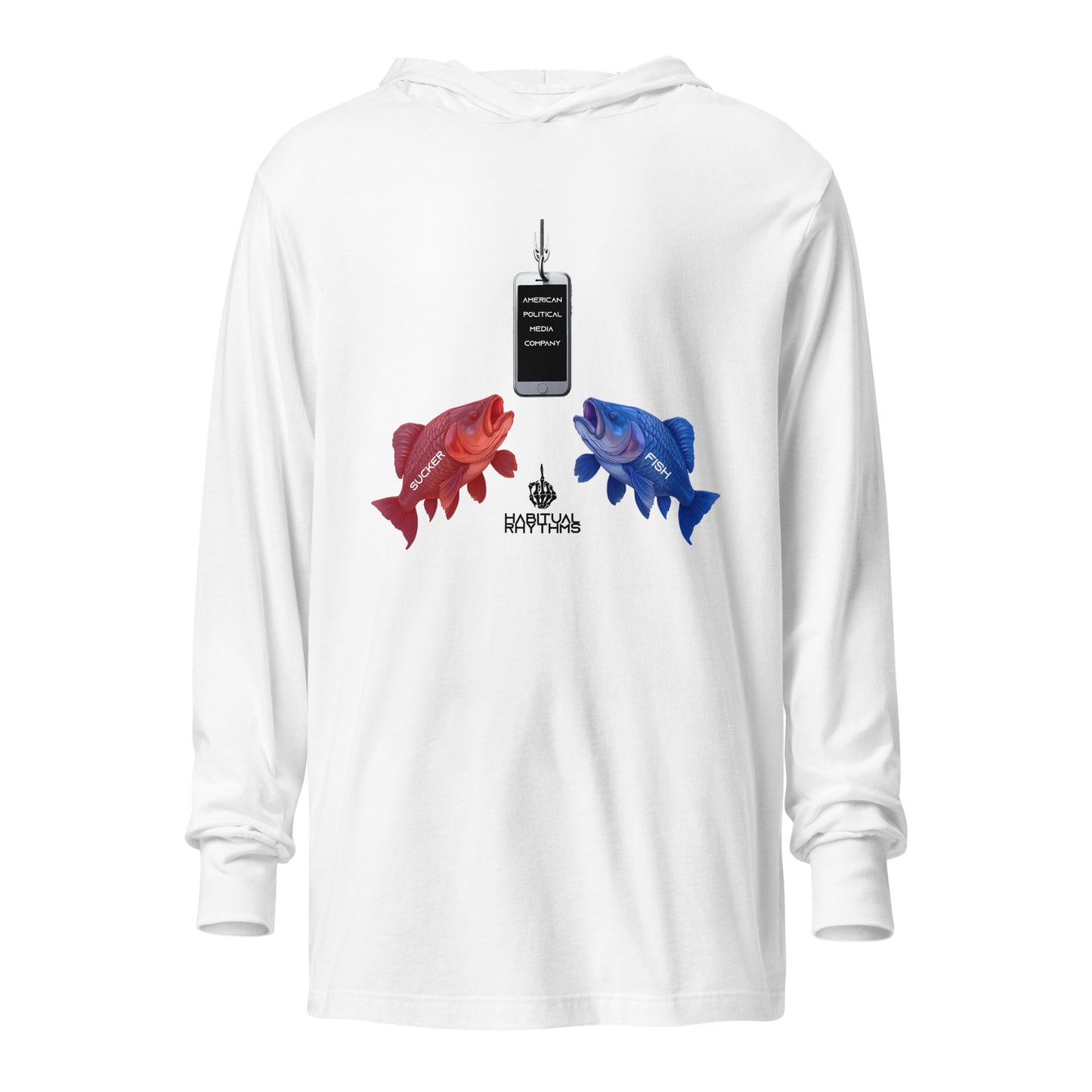 SUCKER FISH - HOODED LS TEE