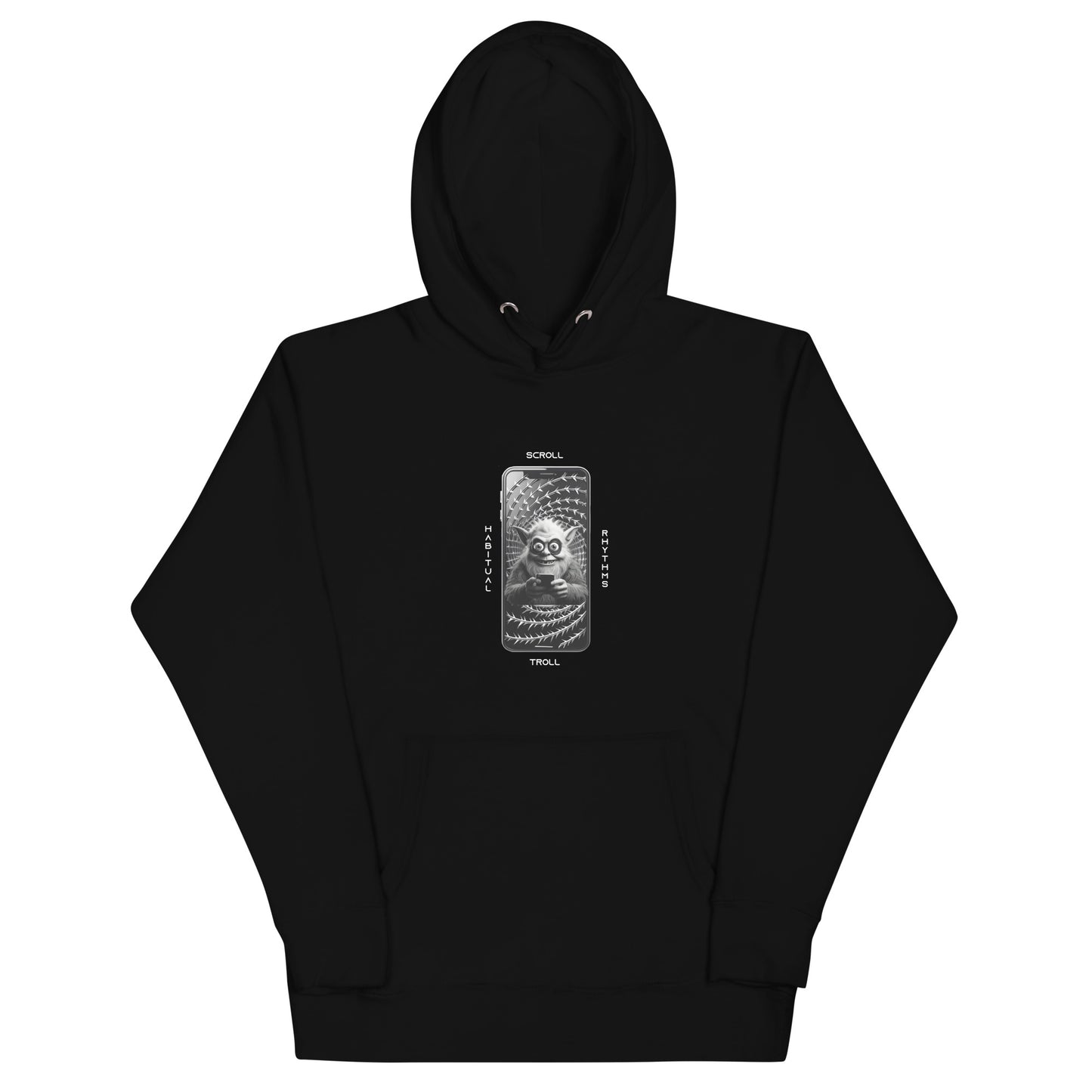 SCROLL TROLL - CLASSIC PLUSH HOODIE