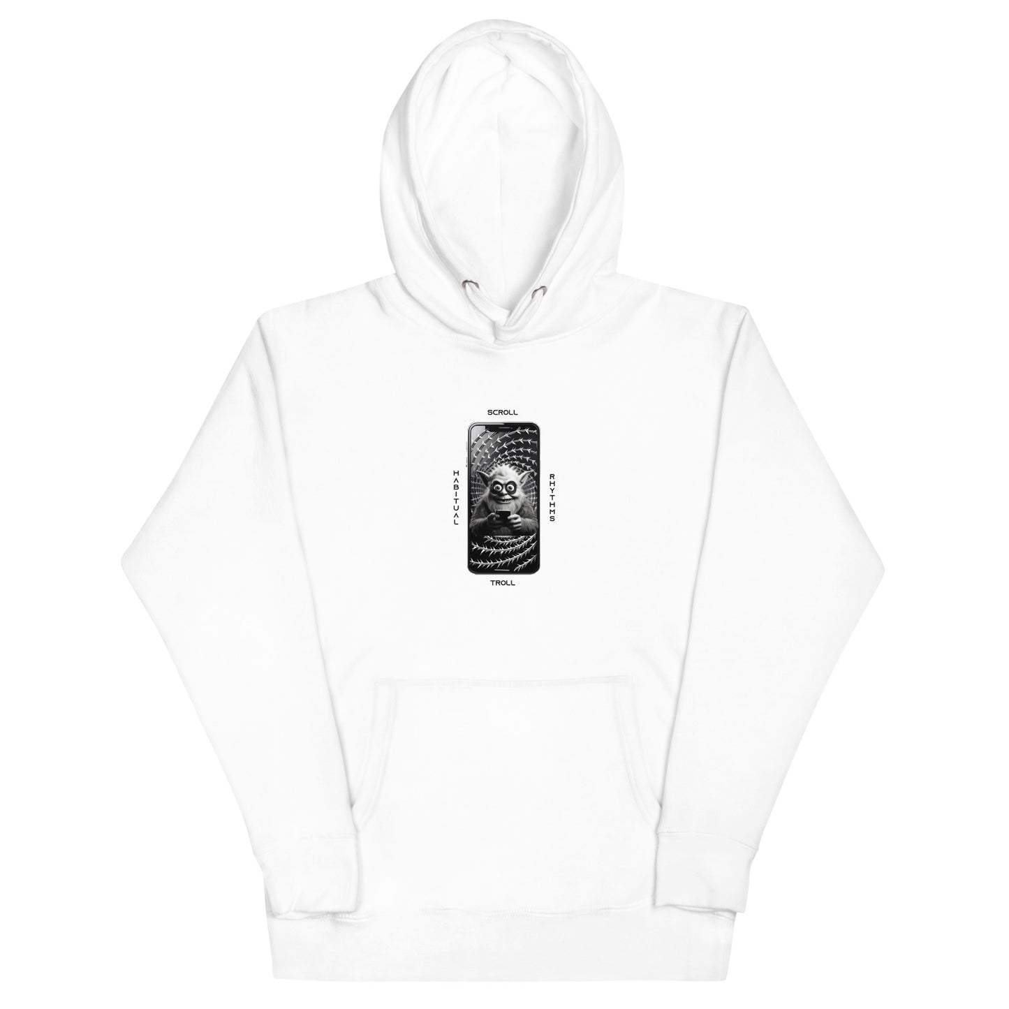 SCROLL TROLL - CLASSIC PLUSH HOODIE