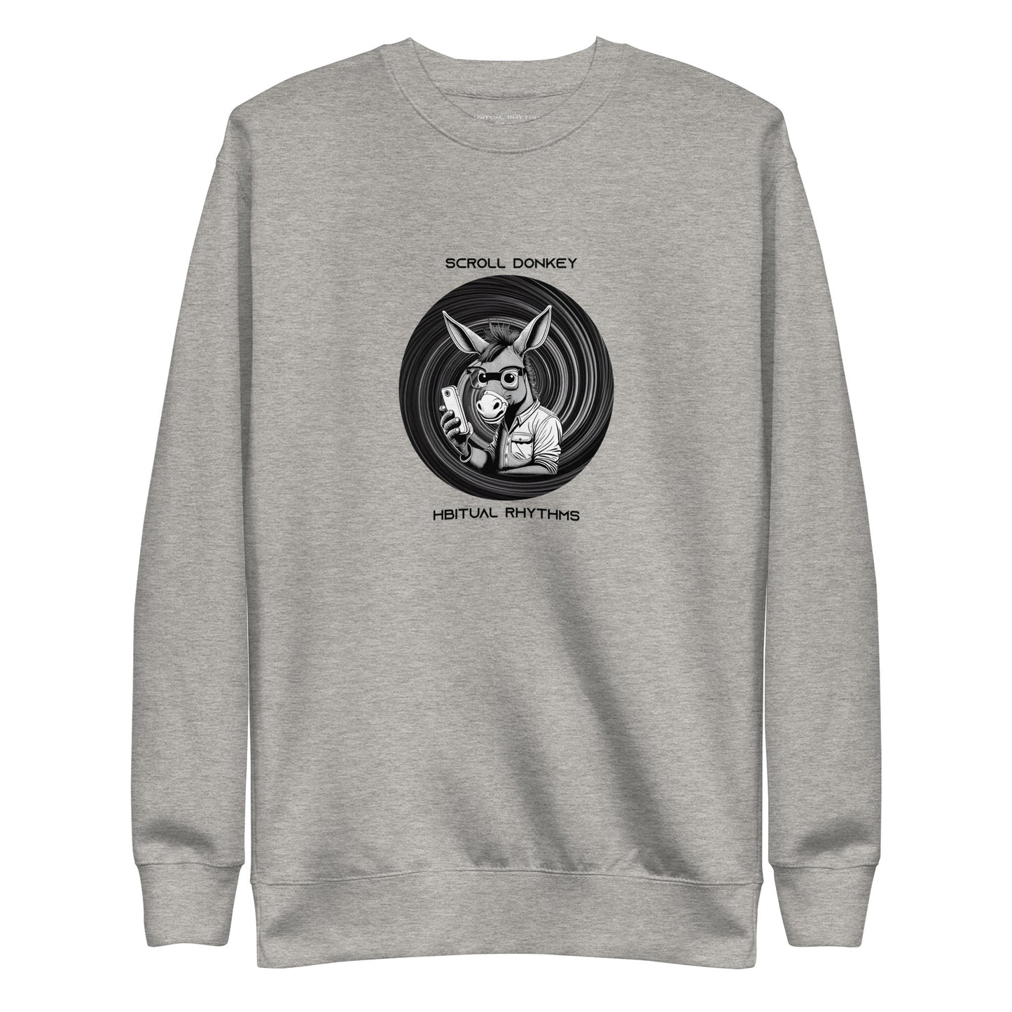 SCROLL DONKEY - PREMIUM SWEATSHIRT