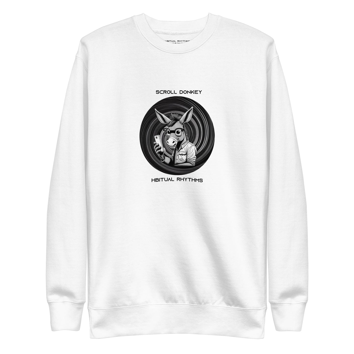 SCROLL DONKEY - PREMIUM SWEATSHIRT