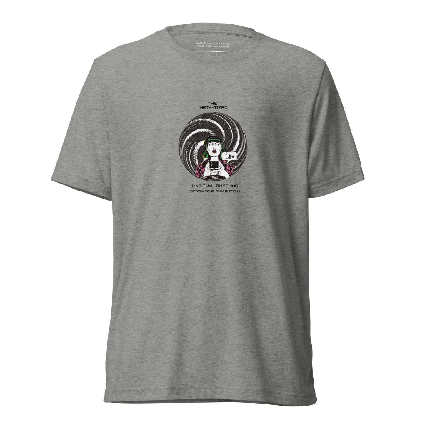 MEDIA JUNKIE - TRI BLEND TEE