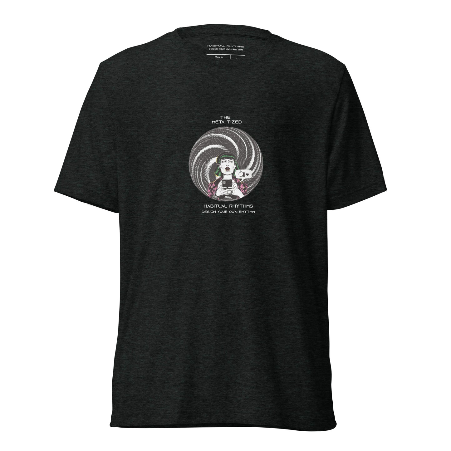 MEDIA JUNKIE - TRI BLEND TEE