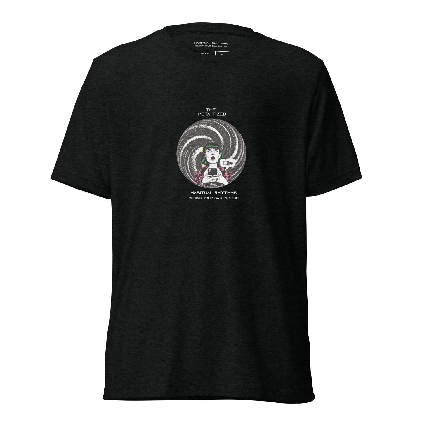 MEDIA JUNKIE - TRI BLEND TEE