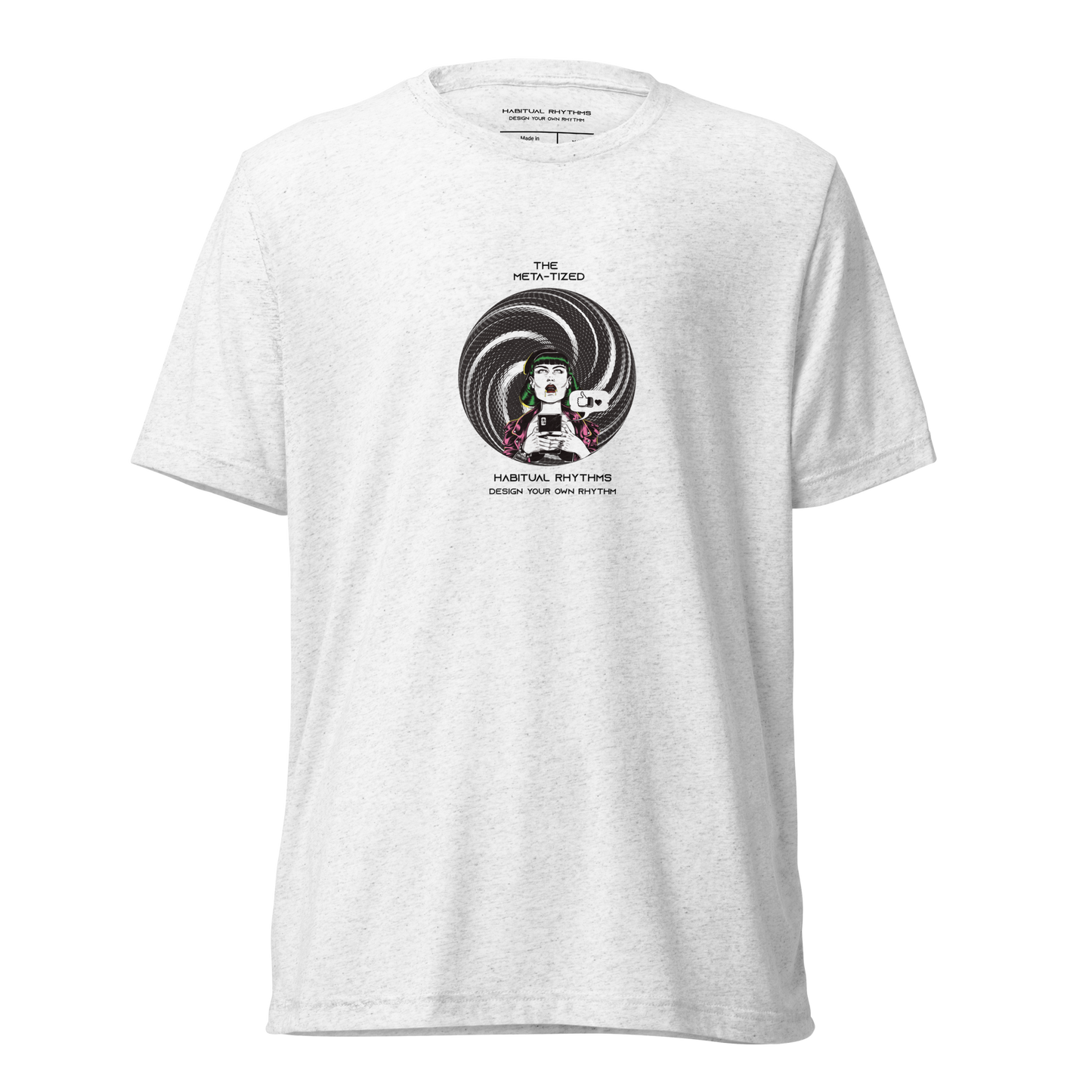 MEDIA JUNKIE - TRI BLEND TEE